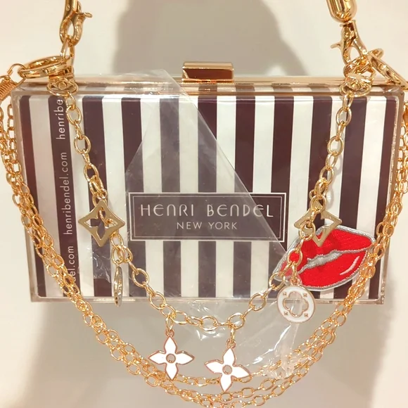 Henri Bendel Paper Shopping BAG UPCYCLED Novelty Clutch